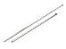 Rundstangen mit spitzem Ende (S-L) aus Stahl