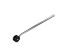 Rundstång med ögla, 25 mm (R-L), stål