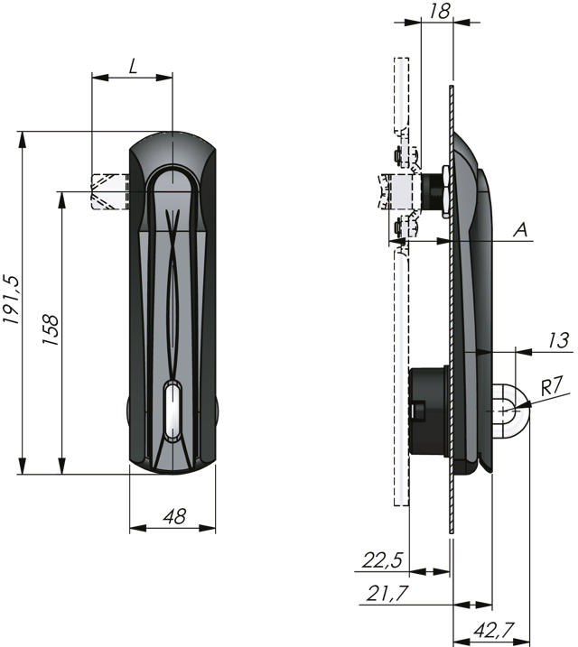 Vision Swing Handle for padlock