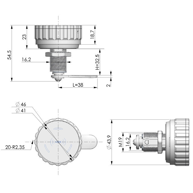 Keyfree RFID Lock 300