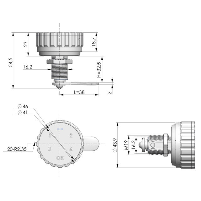 Keyfree Keypad Lock 200