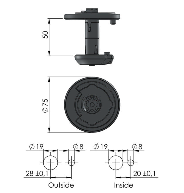 Klima-flex 3 Latch unit