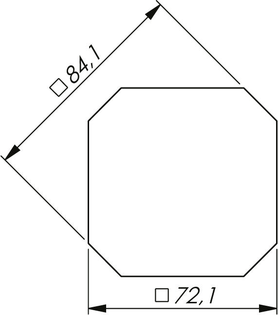 Quarter-turn Square Latches