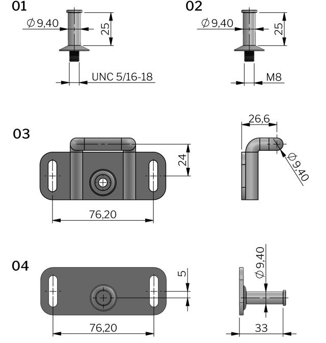 Vector Rotary-lås – Inline Top Pull