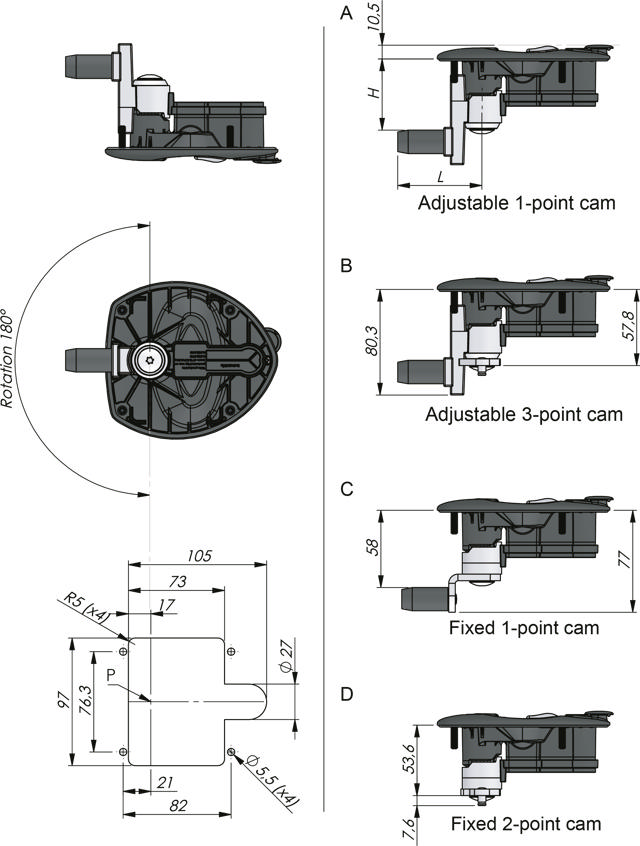 Fecho Vector T 
