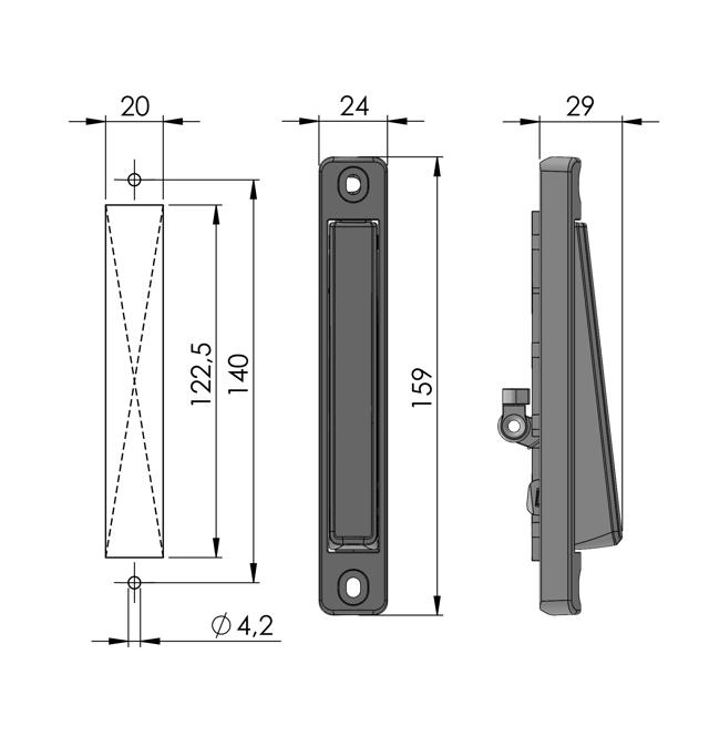 Vector Inside Handle