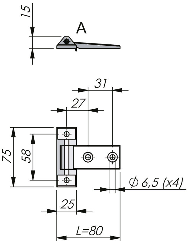 Klima-flex Hinge 180°