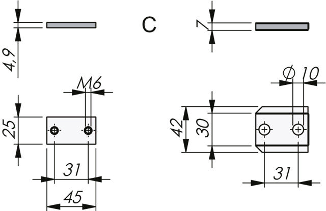 Klima-flex Hinge 180°