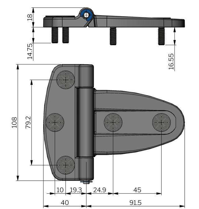 External Hinge