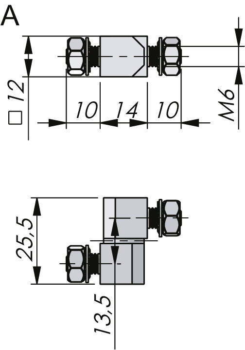 External Bolt-On Hinge 180°