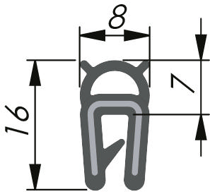 Dichtprofil EPDM