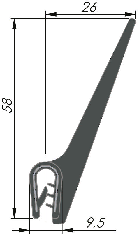 Dichtprofil EPDM