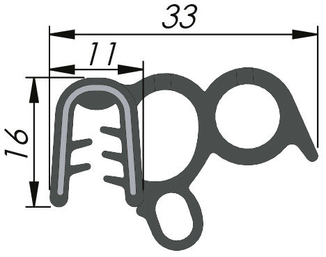 Dichtprofil EPDM