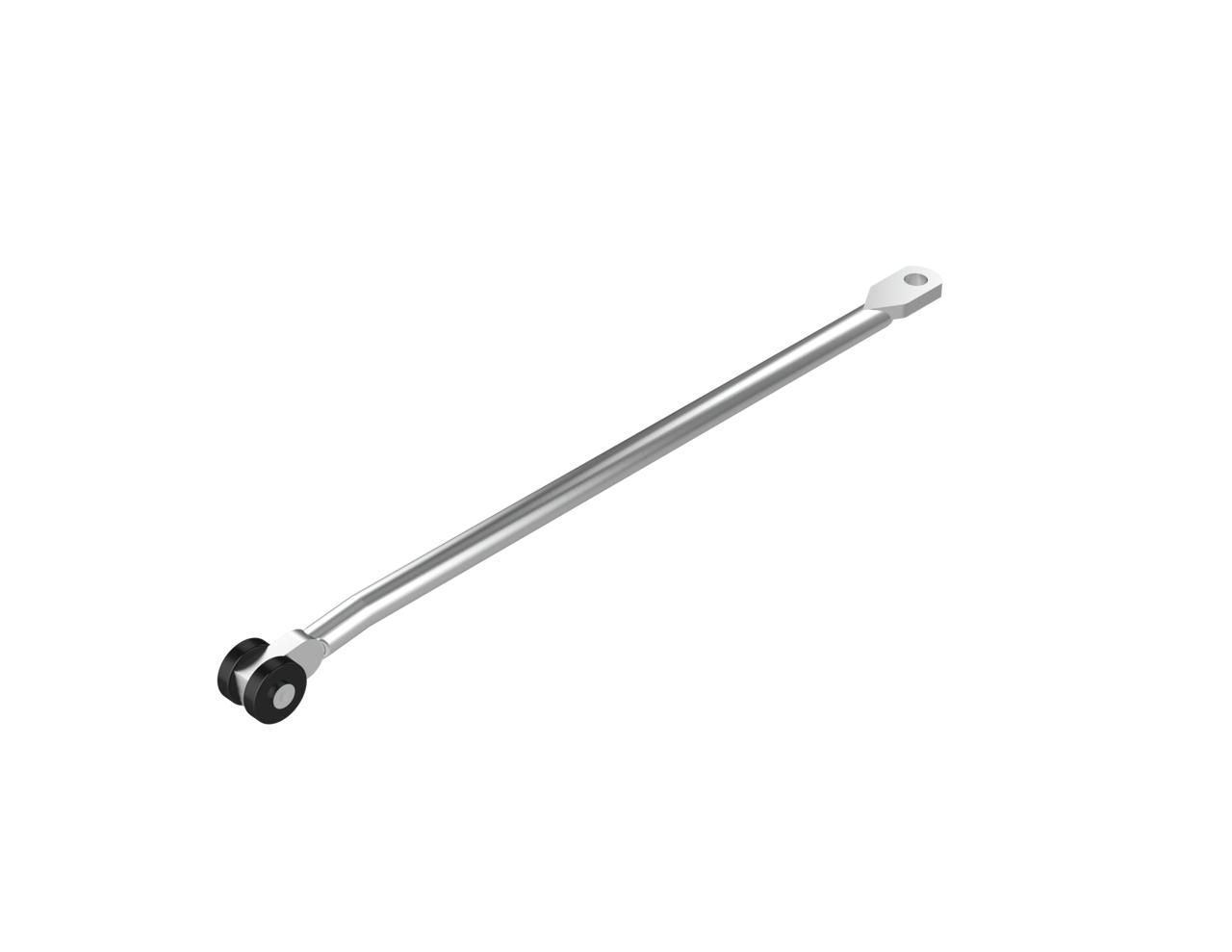 Round Rods with loop 15 mm rollers (R-L) Steel