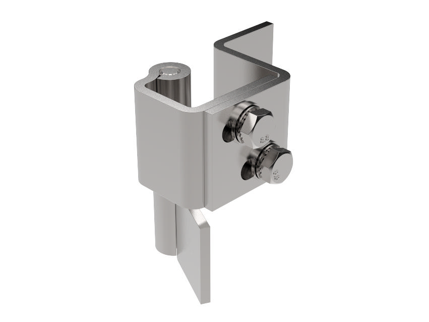 Charnière dégondable réglable 100° Inox