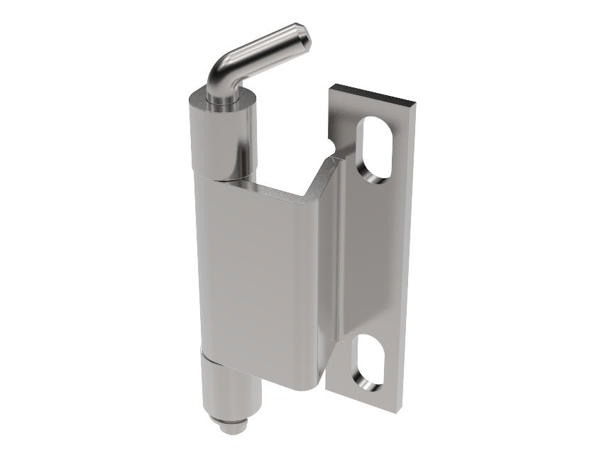 Charnière dissimulée réglable 120° Inox