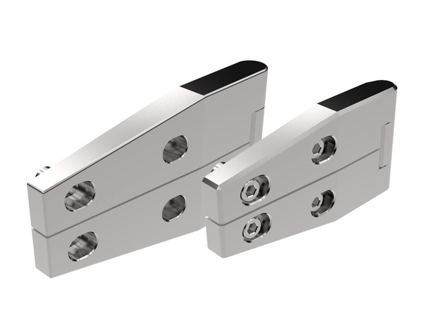 Klima-flex Charnière 2D réglable 180° Inox