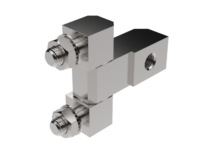 Charnière externe dégondable à boulonner 180° Inox