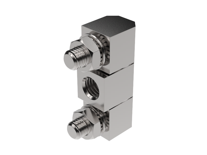 Charnière externe dégondable à boulonner 180° Inox