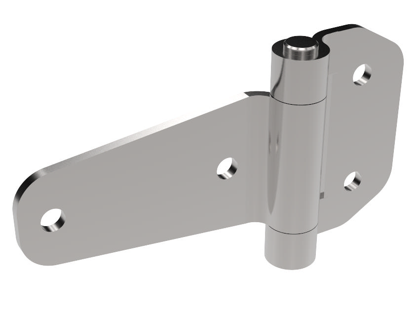 Charnière externe à usage intensif 180° Inox