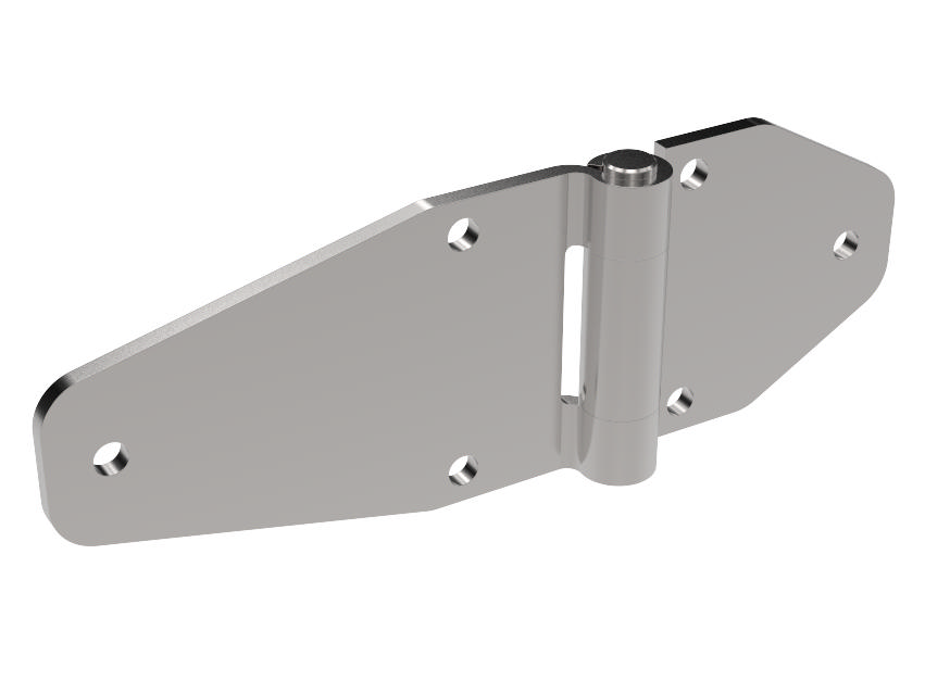 Charnière externe à usage intensif 180° Inox