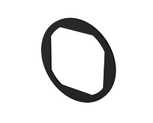 Joint plat pour quart de tour compact