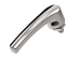 Kvartsvarvs-L-handtag, rostfritt stål, 18 mm