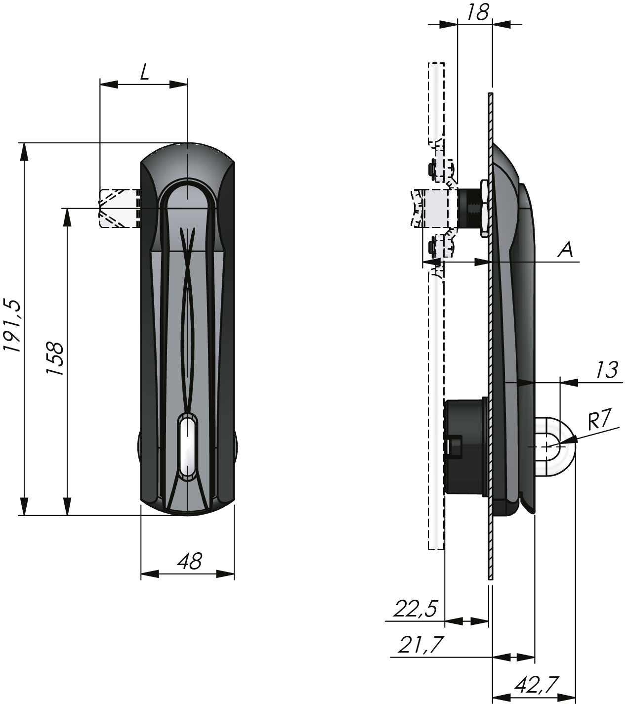 Vision Swing Handle for padlock Vision Swing Handle for padlock