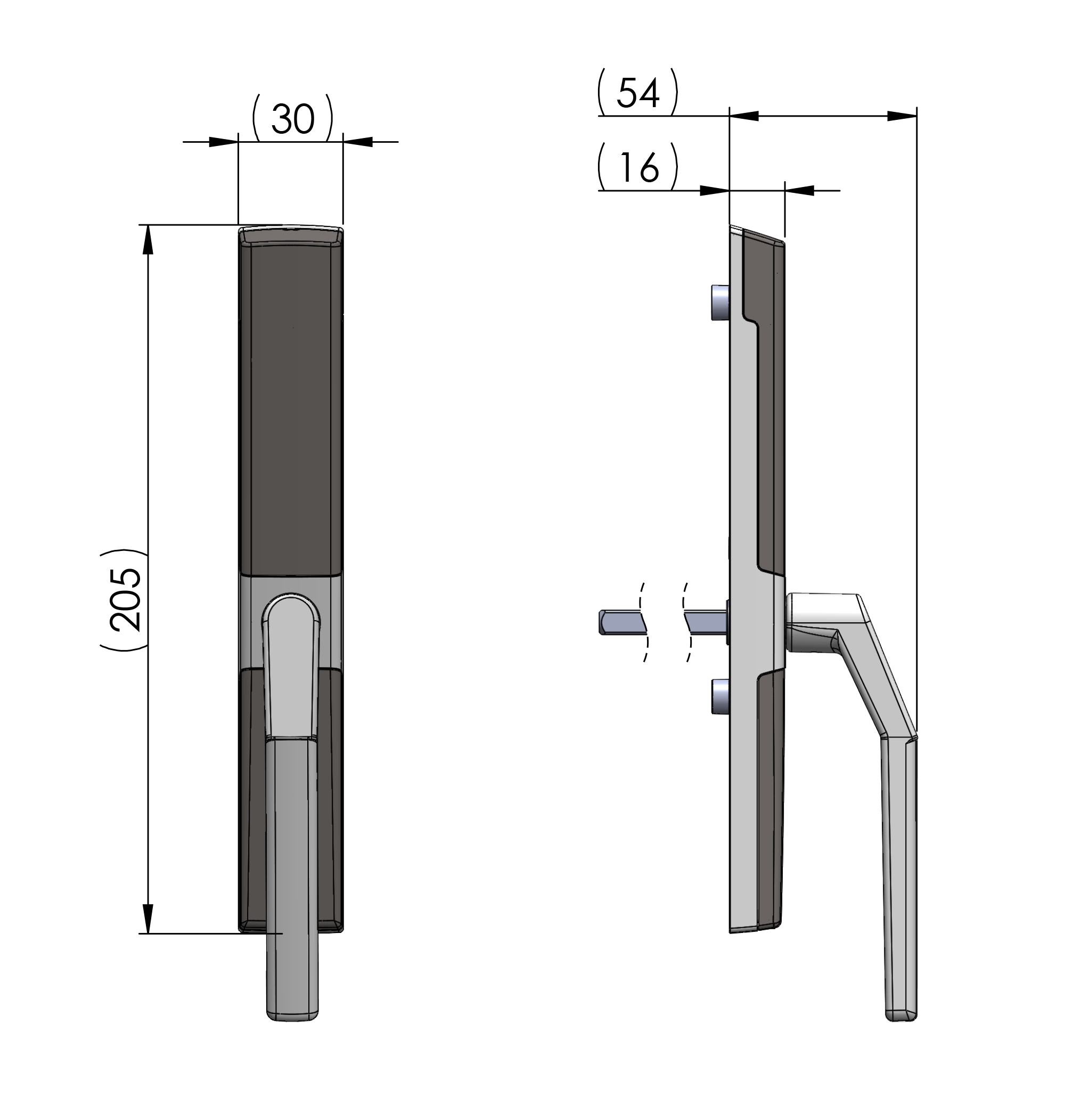 Vision Home Connected Pair Handle Straight Vision Home Connected Pair Handle Straight