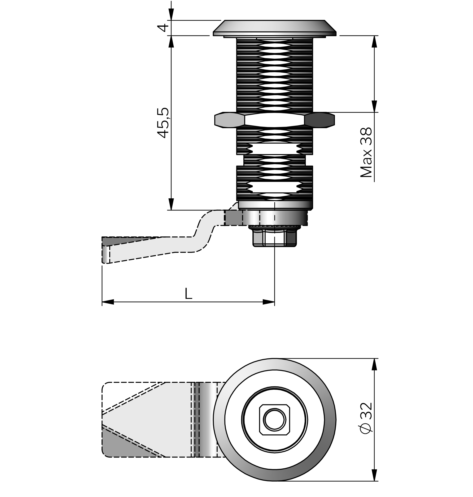 Quarter-Turn Classic 45 mm