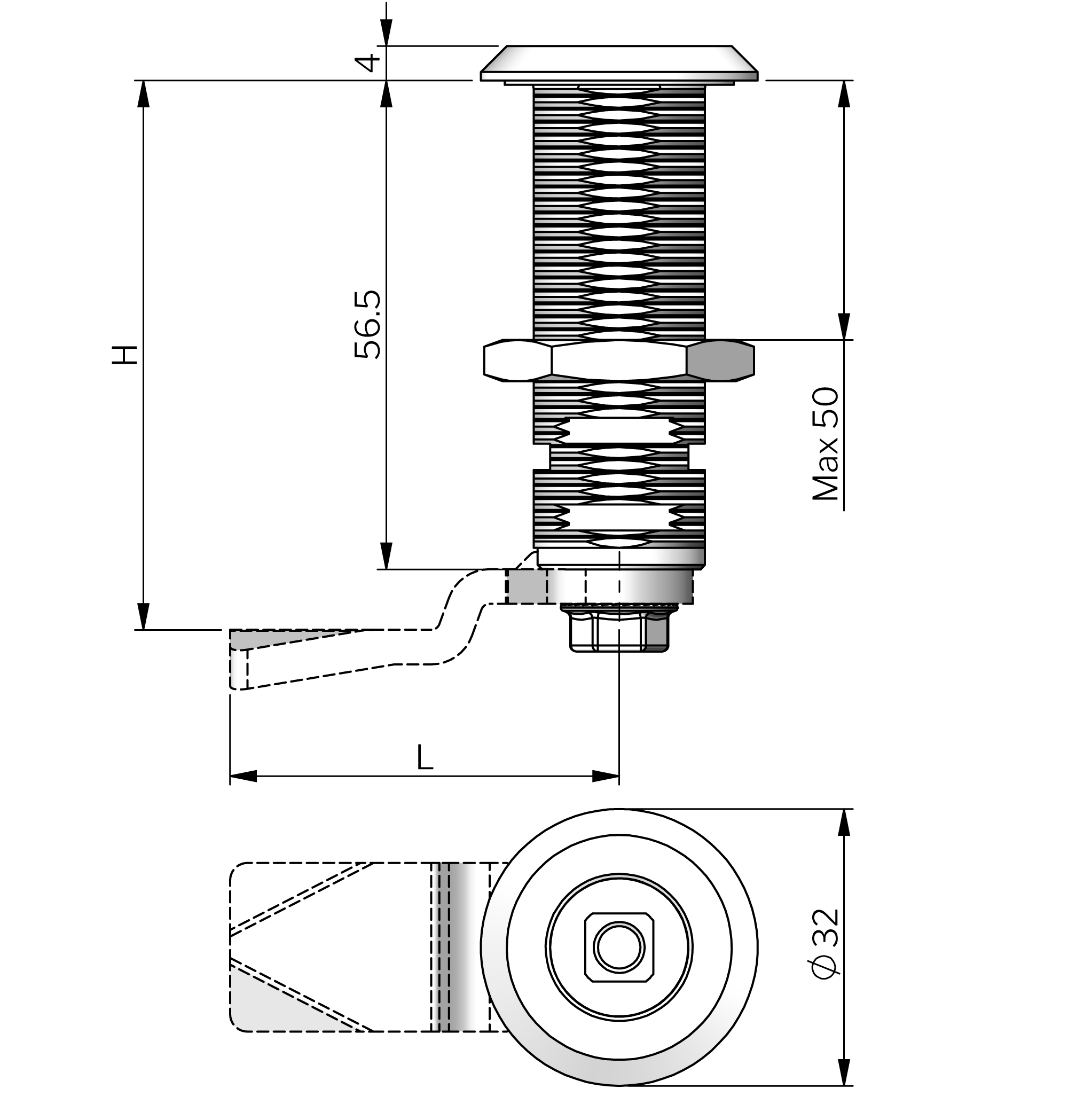 Quarter-Turn Classic 56 mm Quarter-Turn Classic 56 mm