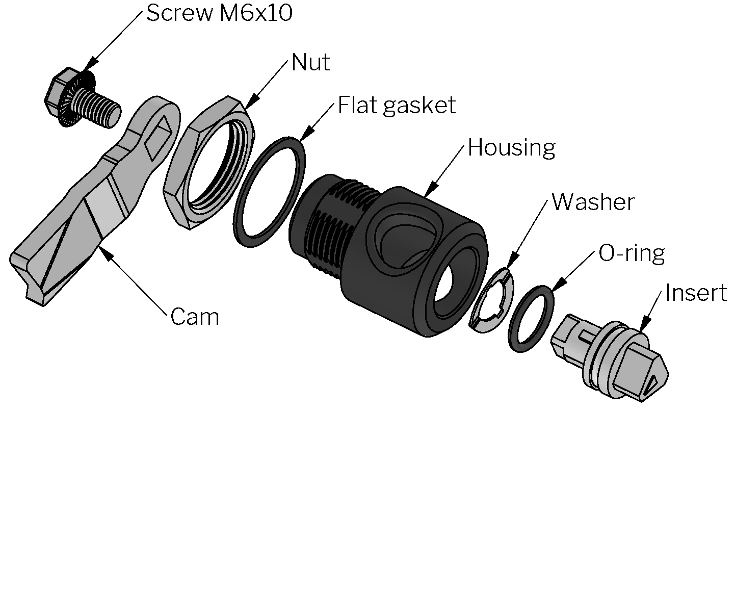 Quarter-Turn Vibration resistant 18 mm