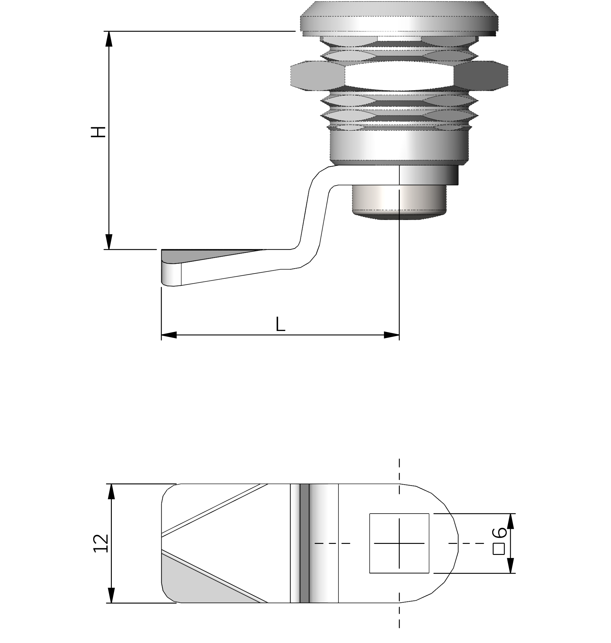 Cames pour acier compact quart de tour Cames pour acier compact quart de tour