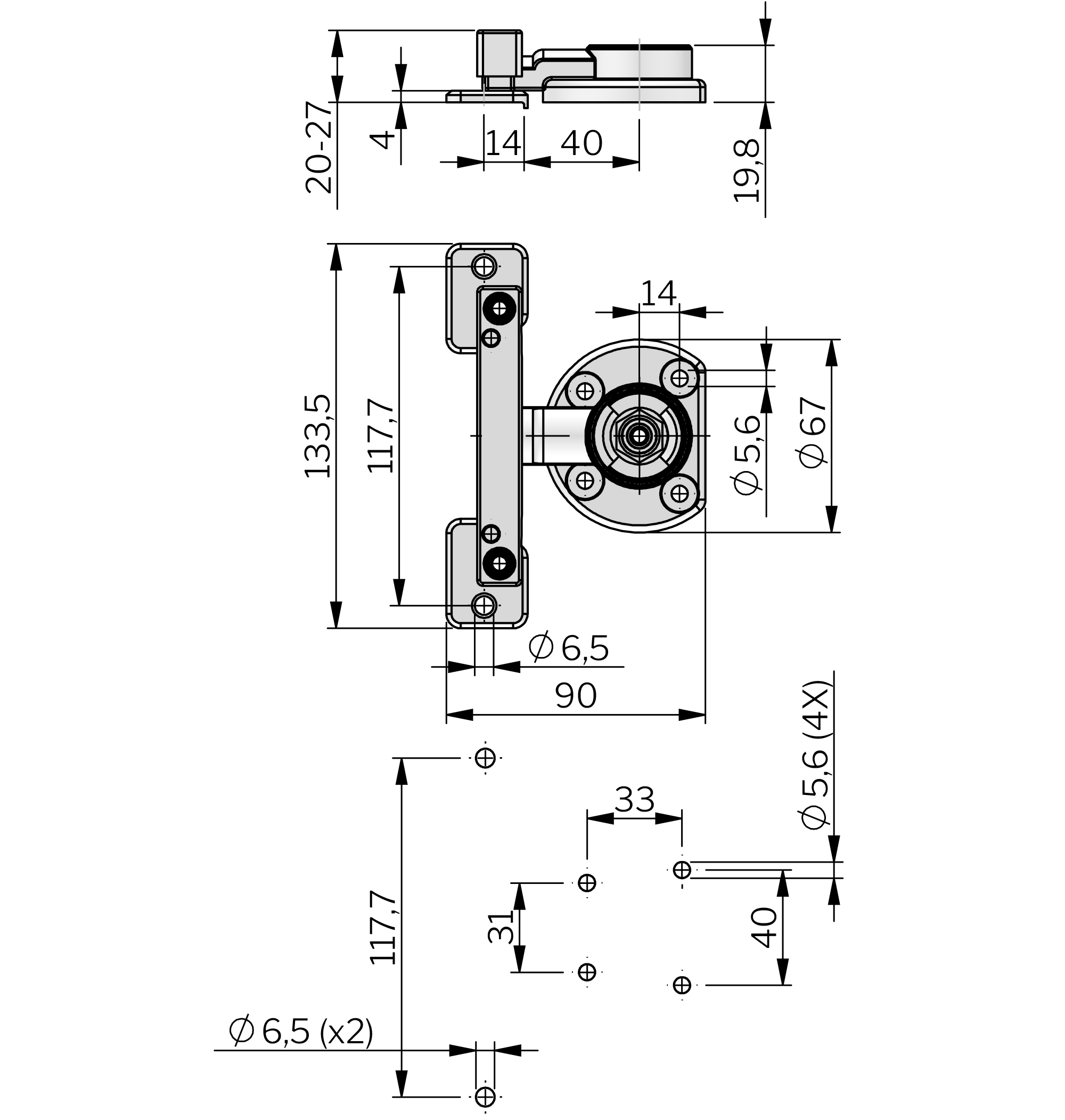 Klima-flex 1 Surface Mounted Latch Unit Klima-flex 1 Surface Mounted Latch Unit