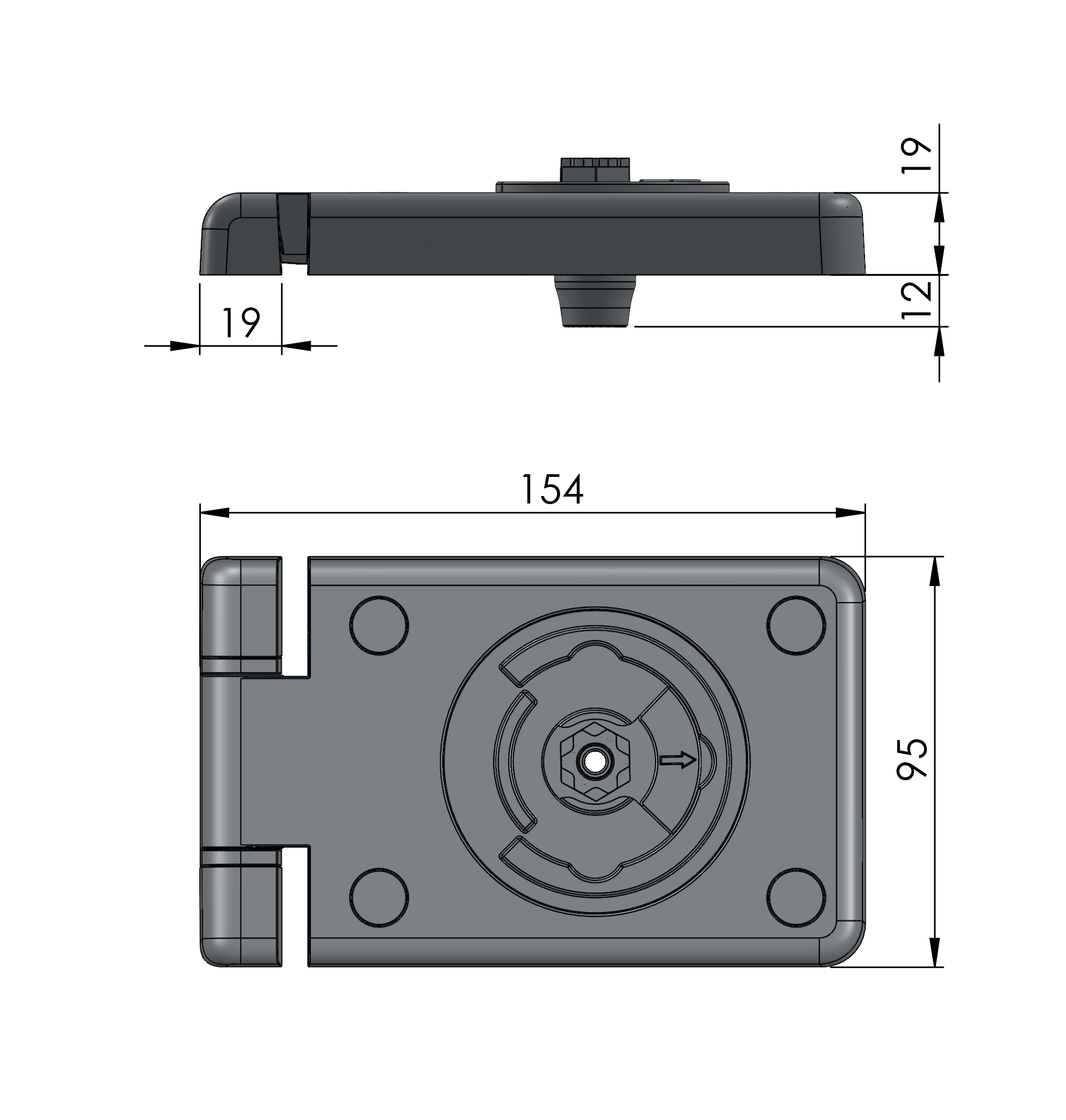 Klima-flex Latch Hinge Klima-flex Latch Hinge