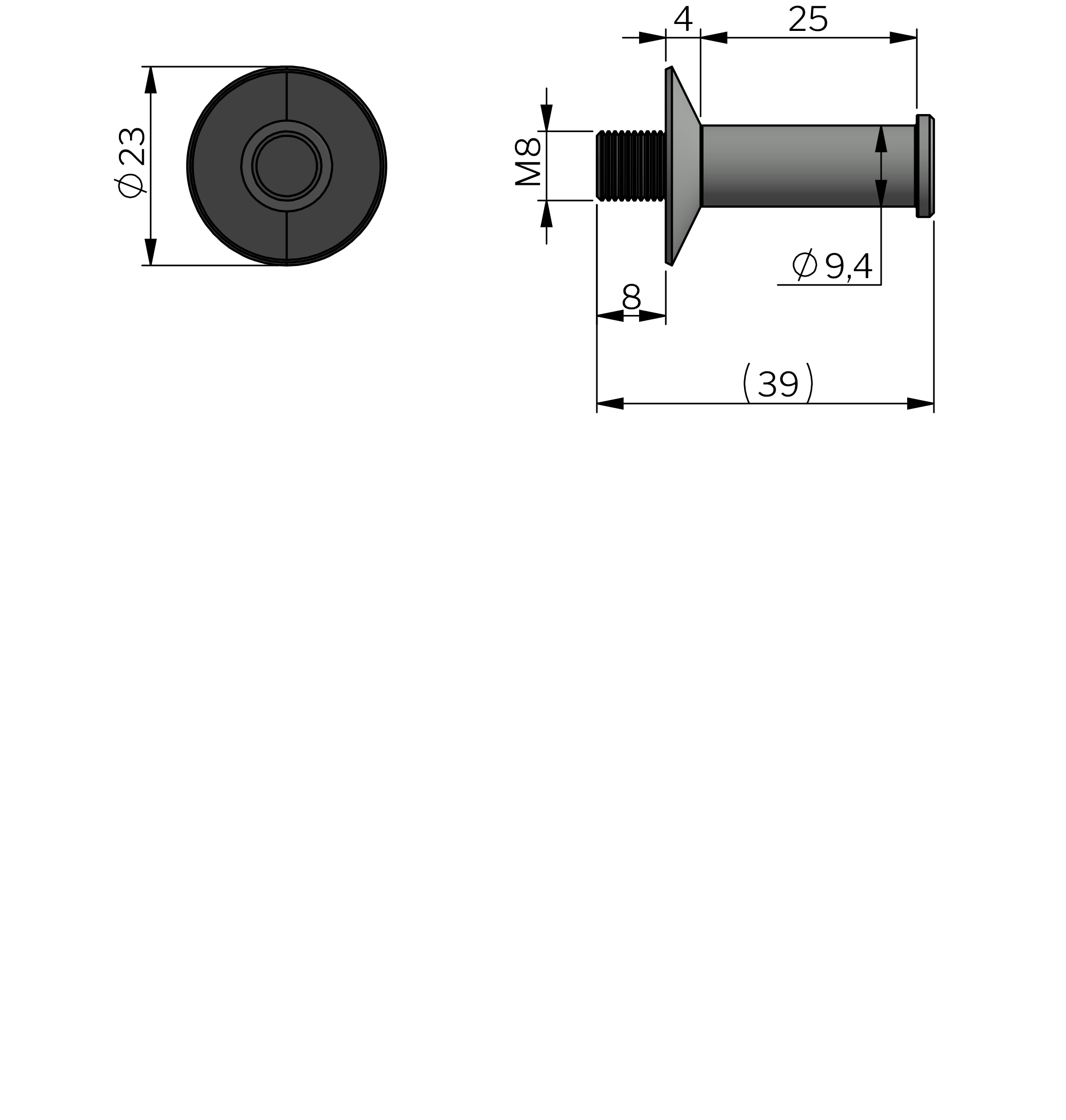 Vector Striker Bolt M8 Vector Striker Bolt M8