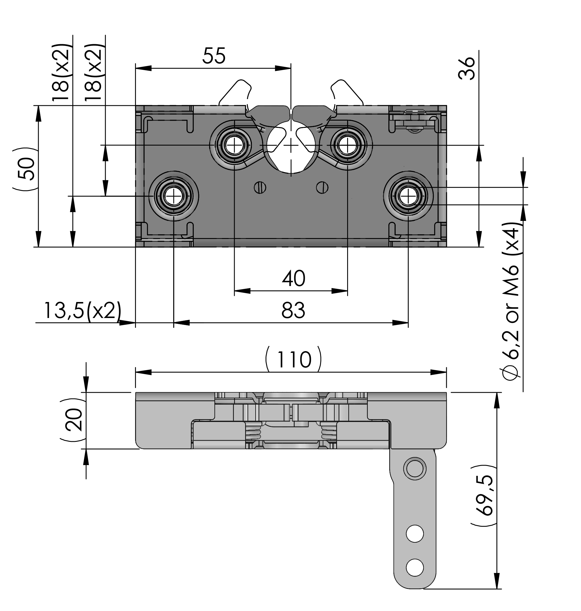 Vector Heavy-Duty Double Jaw Rotary