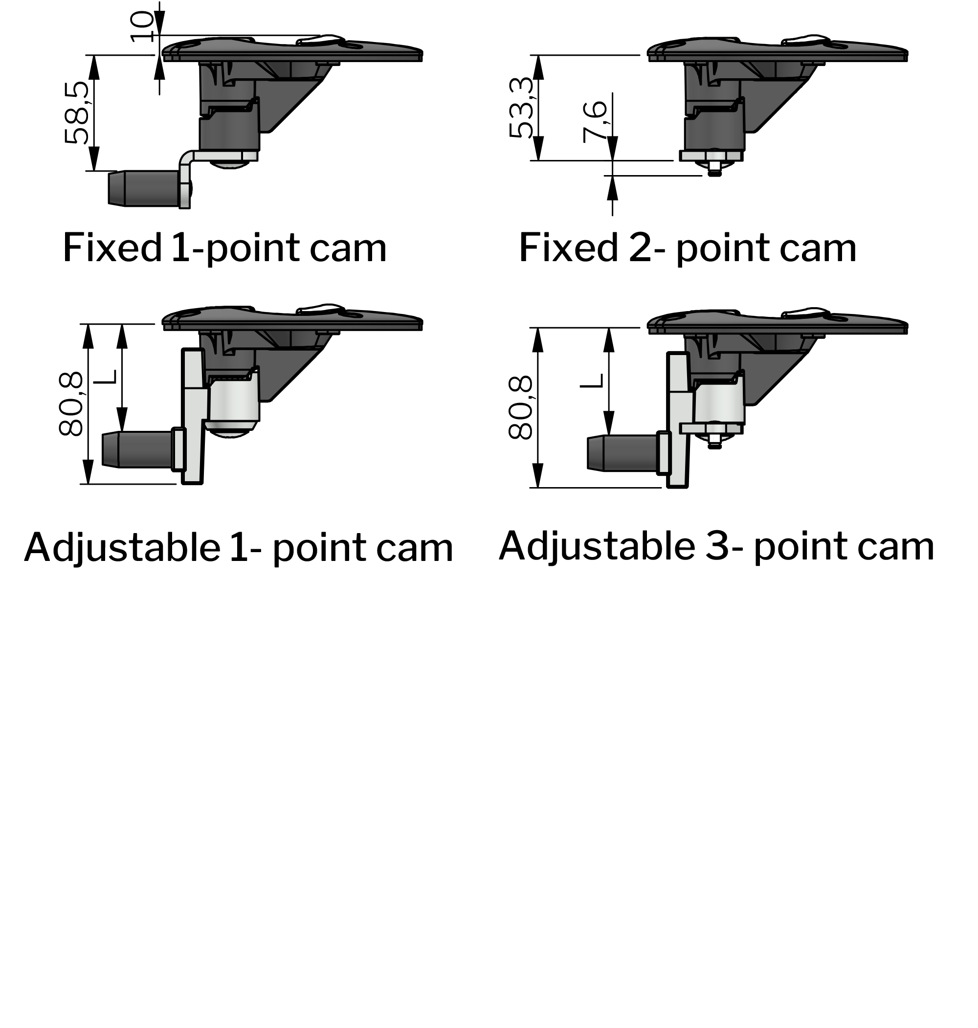 Vector T1 Handle Non-locking