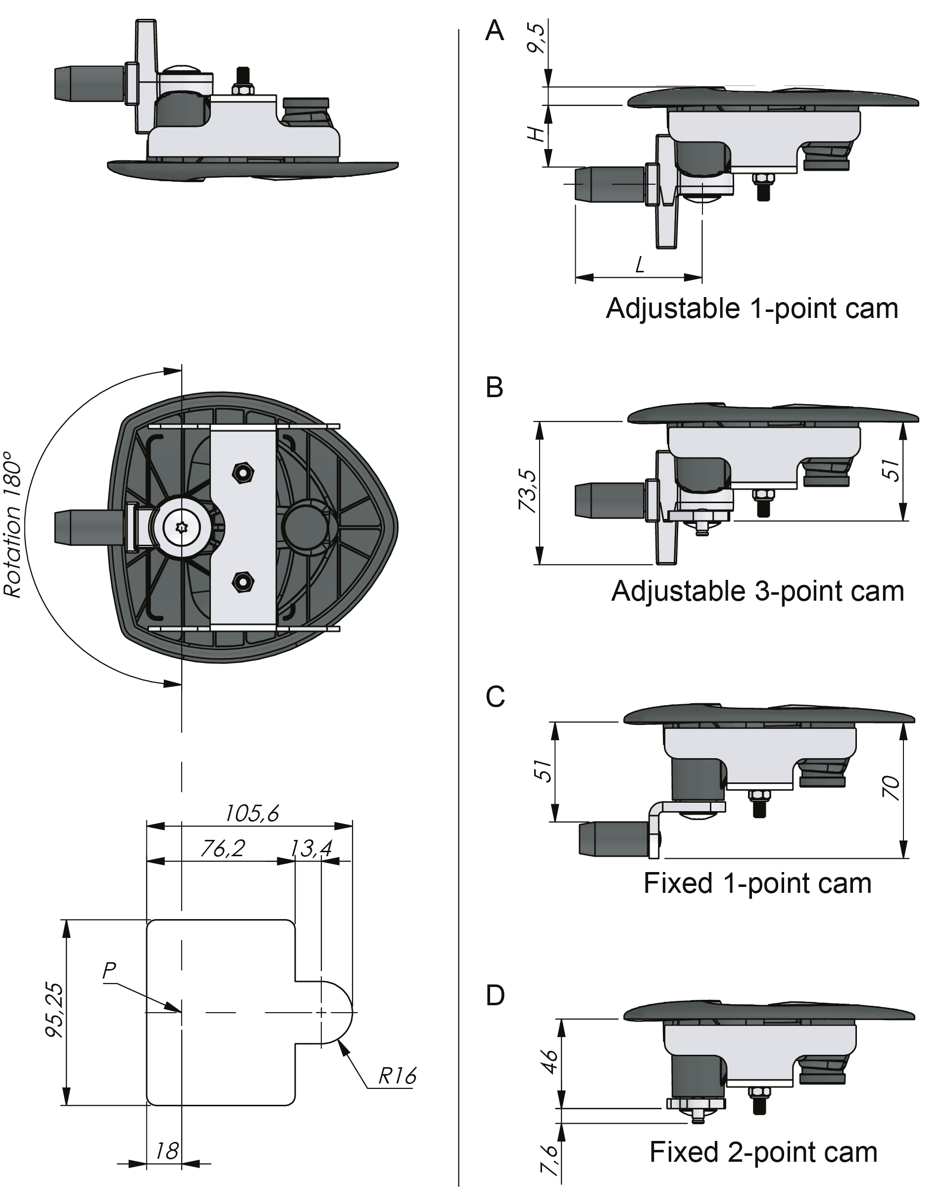 Fecho Vector T2 Fecho Vector T2