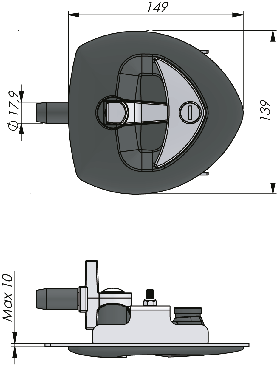 Fecho Vector T2 Fecho Vector T2