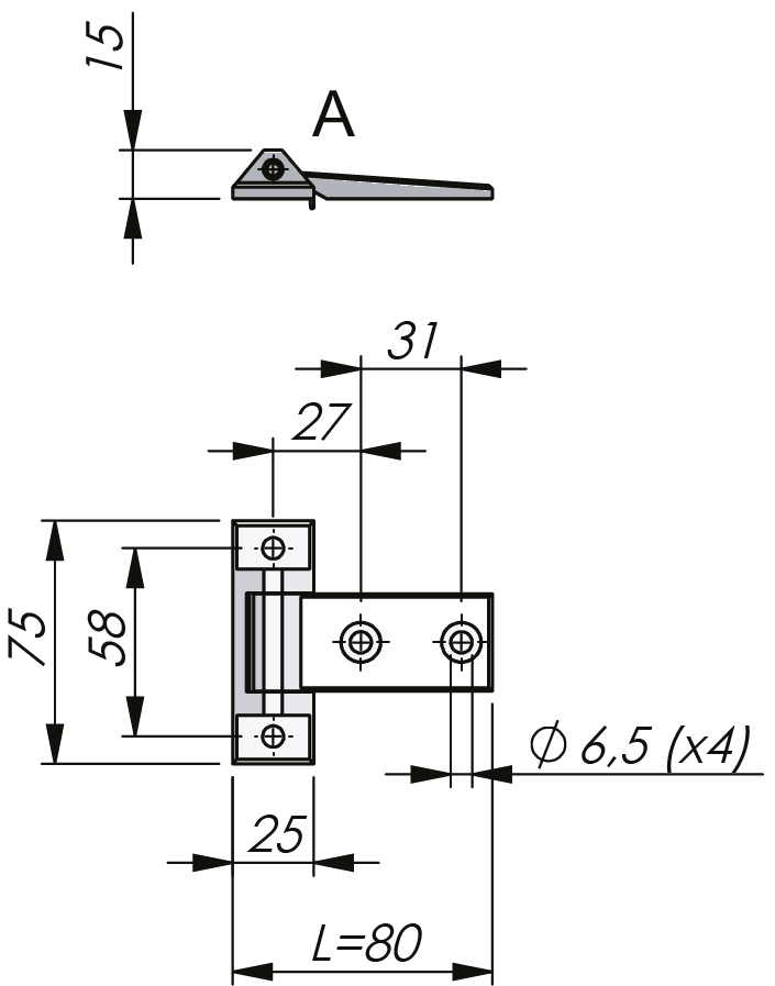 Klima-flex Hinge 180° Klima-flex Hinge 180°