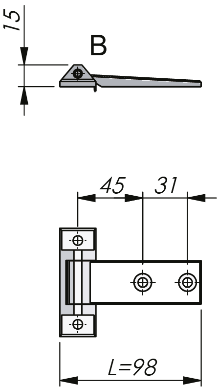 Klima-flex Hinge 180° Klima-flex Hinge 180°
