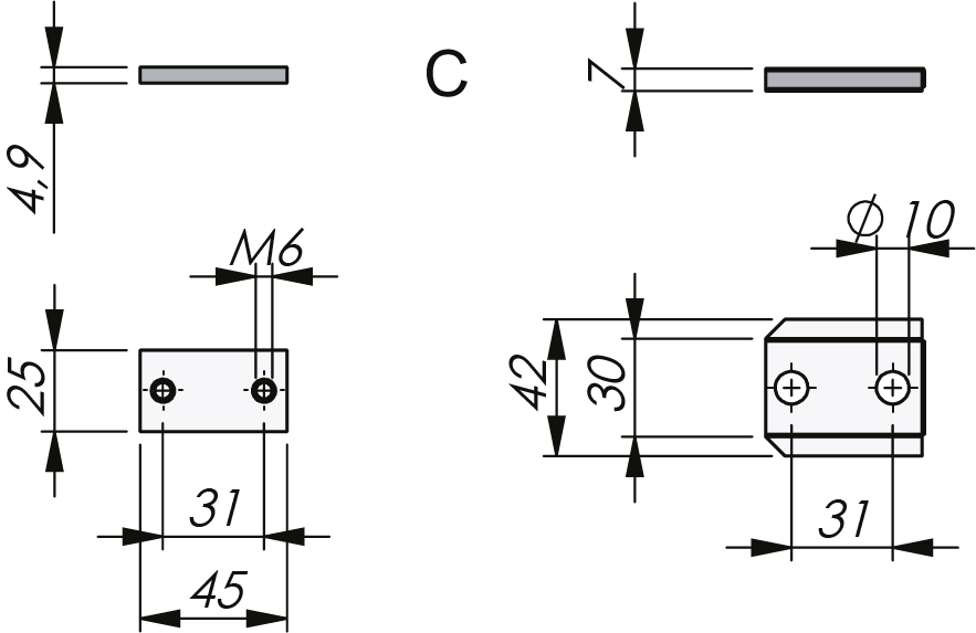 Klima-flex Hinge 180° Klima-flex Hinge 180°