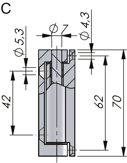 External Hinge 180°