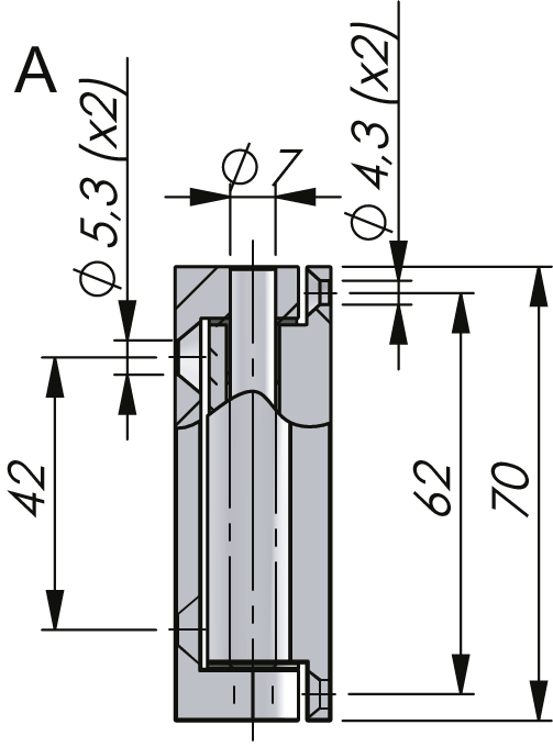 External Hinge 180°
