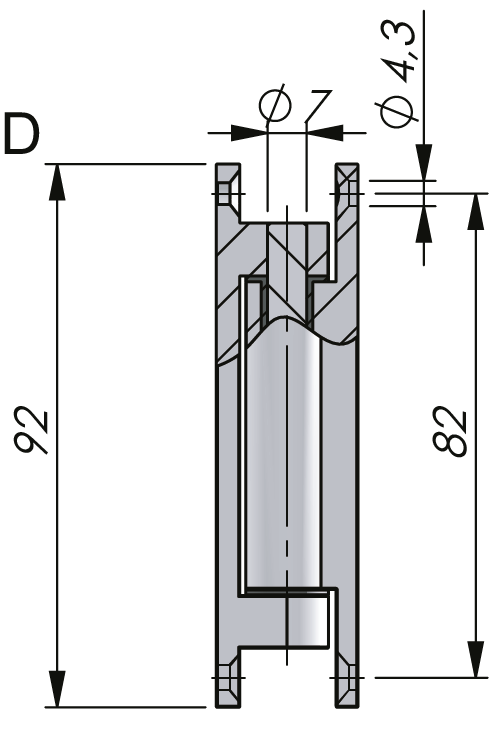 External Hinge 180°