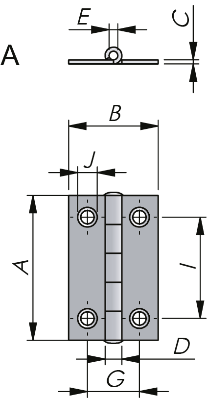 平接铰链 平接铰链