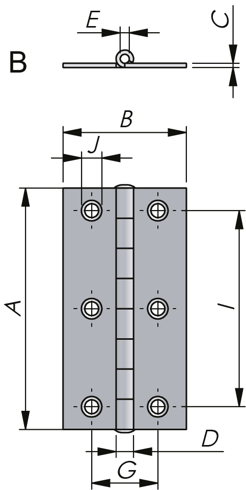 平接铰链 平接铰链