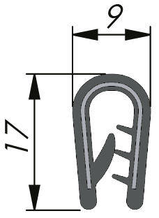 Edge Protection Profile PVC