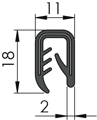 Edge Protection Profile PVC Edge Protection Profile PVC